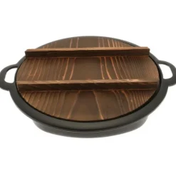 MIYA Company Gyoza Pan Cast Iron with Lid