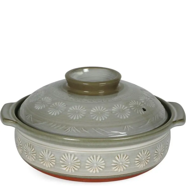 MIYA Company Hana-Mishima Donabe Casserole, 108 Oz.