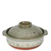 MIYA Company Hana-Mishima Donabe Casserole, 20 Oz.