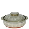 MIYA Company Hana-Mishima Donabe Casserole, 50 Oz.