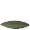 MIYA Company Hazara Leaf Plate Green 14.5" x 3.75"