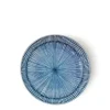 MIYA Company Hoso Tokusa Blue and White Round Plate at Miya