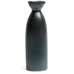 MIYA Company Iron Glaze Black Matte 8 oz. Sake Bottle at Miya