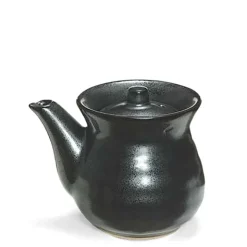 MIYA Company Iron Glaze Black Matte 8 oz. Soy Sauce Pot at Miya