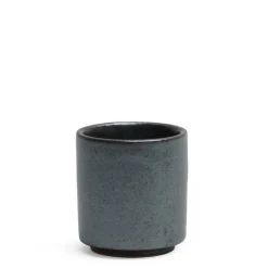 MIYA Company Iron Glaze Dark Gray Sake Cup at Miya