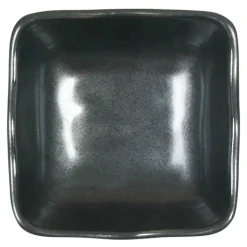 MIYA Company Iron Glaze 3.25" Square Sauce Dish at Miya