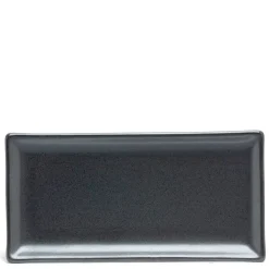 MIYA Company Iron Glaze 8.75" x 5" Rectangle Plate at Miya