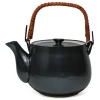 MIYA Company Iron Glaze 7.5" x 5.5" x 8"h 38 oz. Teapot at Miya