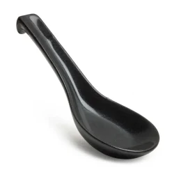 MIYA Company Iron Glaze Soup Spoon at Miya