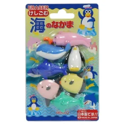 MIYA Company Iwako Marine Animals Eraser Pack