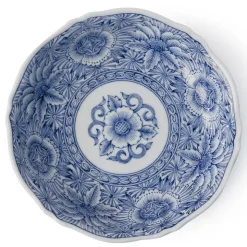 MIYA Company Japanese Blue & White Dessert Plate at Miya