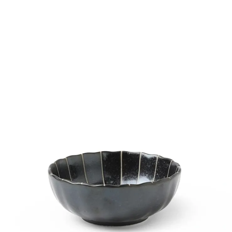 MIYA Company Kasa parasol lines make a simple elegant design for this ceramic bowl made in Japan available at Miya.