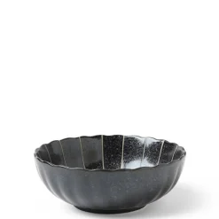 MIYA Company Kasa parasol lines make a simple elegant design for this ceramic bowl made in Japan available at Miya.