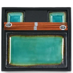 MIYA Company Kosui Green Sushi Set for Two