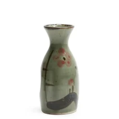 MIYA Company Mashiko Plum Oribe Sake Bottle Made in Japan