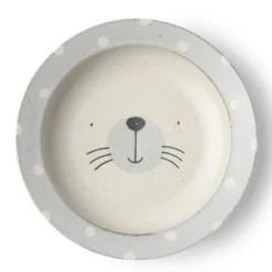 MIYA Company Mogu Mogu Seal Shallow Bowl 8.75"