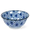MIYA Company Monyou blue and white pattern Star 6" bowl