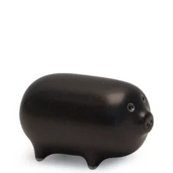 MIYA Company Mori Pig Figurine - Black