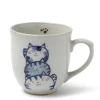 MIYA Company Mug Cat Trio Blue