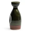 MIYA Company Oribe Green Authentic Japanese Sake Bottle Available at Miya.