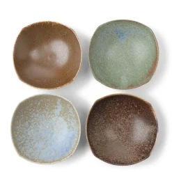 MIYA Company Pacific Forest Matte Sauce Dish Set 4-1/4"