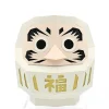 MIYA Company Paper Craft Daruma White Medium