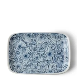 MIYA Company Plate 6.5" X 4.25" Garden Bloom