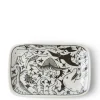 MIYA Company Plate Rectangle Happy Dinosaurs
