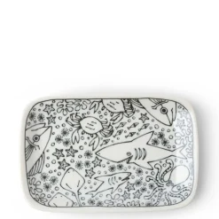 MIYA Company Plate Rectangle Happy Sea Animals