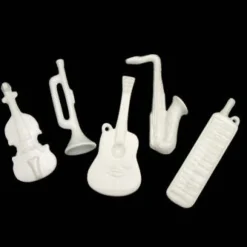 MIYA Company Porcelain Instrument Figurines