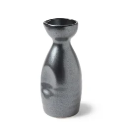 MIYA Company "Iron Glaze" Sake Bottle Made in Japan.