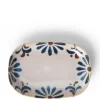MIYA Company Rustic Blue Floral Design Made in Japan Available at Miya.
