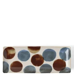 MIYA Company Rustic Dots Rectangle Plate