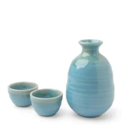MIYA Company Sake Set Jade Glaze