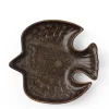 MIYA Company Sauce Dish Bird Brown