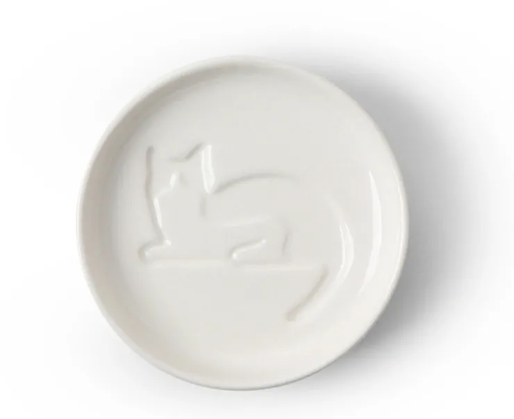 MIYA Company Sauce Dish Cat Laying Down