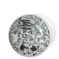 MIYA Company Sauce Dish 4" Happy Animals
