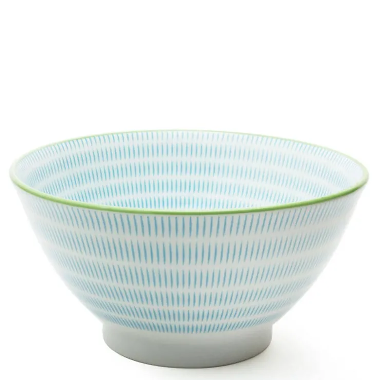 MIYA Company Sen Colors Pastel Blue 7.5" Ramen Noodle Deep Bowl from Japan at Miya.