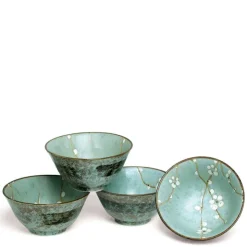 MIYA Company Spring Blossoms Flared Bowl Set at Miya
