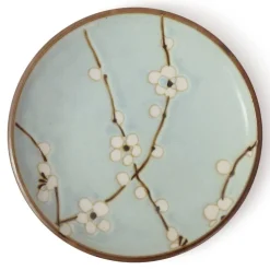 MIYA Company Spring Blossoms 4.75" Round Plate