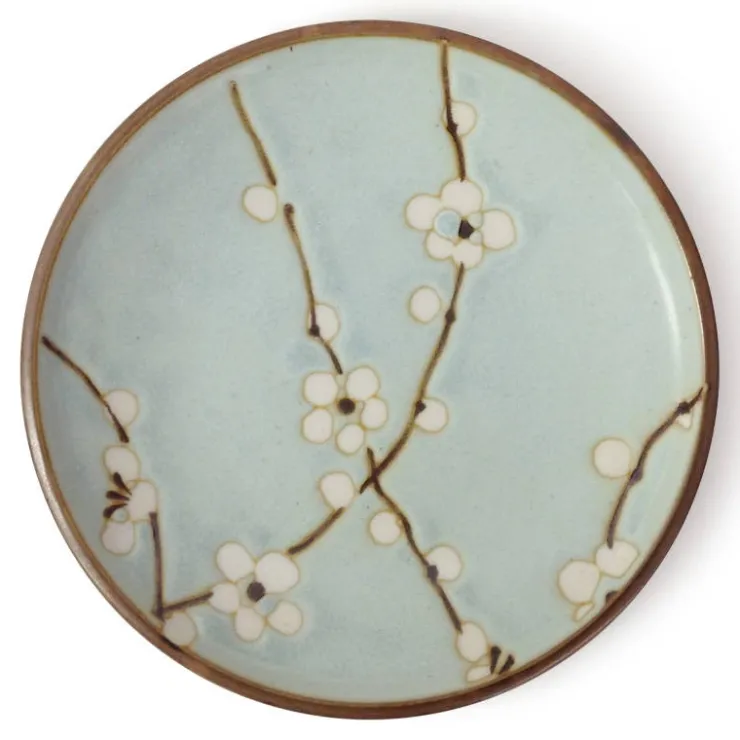 MIYA Company Spring Blossoms 4.75" Round Plate