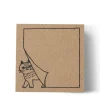 MIYA Company Stamp Cat Note