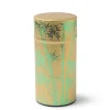 MIYA Company Tea Canister Gold/Green Foil Bamboo
