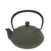 MIYA Company Teapot Cast Iron Bronze Waves