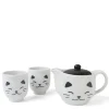 MIYA Company Tea Set Cat White