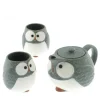 MIYA Company Tea Set Owl Blue