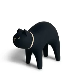 MIYA Company T-Lab Wooden Animal - Cat Black