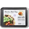 MIYA Company Tray 10" x 7.25" Stainless Steel
