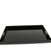 MIYA Company Tray Rectangle Black 18-7/8" x 12-1/4"