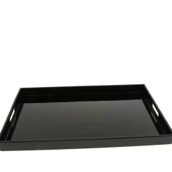 MIYA Company Tray Rectangle Black 18-7/8" x 12-1/4"